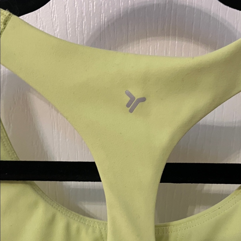Old Navy Yellow Green Women's Powersoft Longline Tank - Picture 4 of 6
